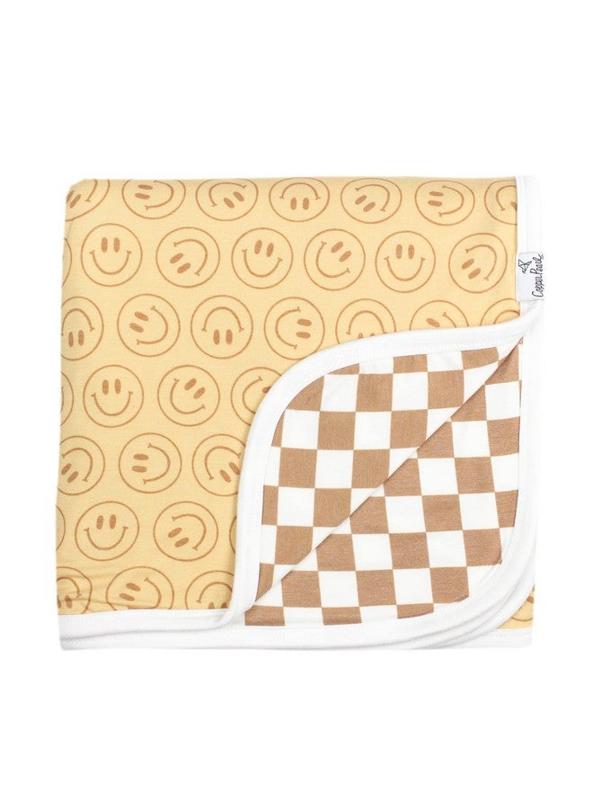 Copper Pearl Vance Three-Layer Baby Blanket: Soft Quilts for Boys & Girls | Breathable, Cozy Toddler Blanket | Premium Polyester/Rayon | 46x46 - Image 1