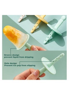 Excefore Ice Cream Mold, Homemade Popsicle Mold for Kids, Small Resusable Silicone BPA-Free Ice Cream Maker DIY Teething Mini Popsicle for Toddlers and Babby  - Image 5