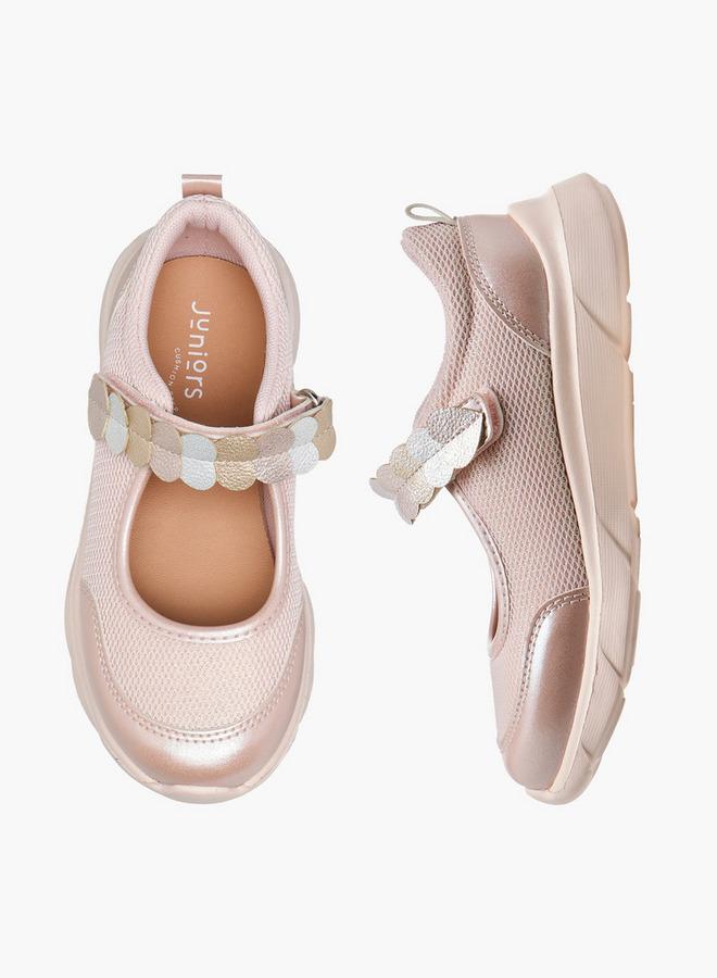 JUNIORS Girls Hook & Loop Mary Jane Shoes - Image 1
