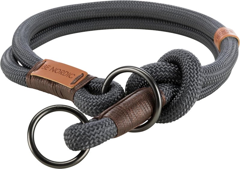 Trixie BE NORDIC Grey Choke Collar for Dogs L-XL - Image 1