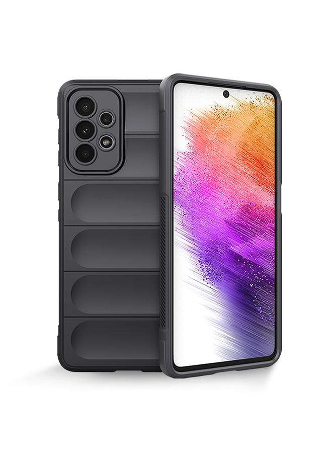 اس-توب جراب لهاتف Samsung Galaxy A73 Magic Shield TPU + جراب هاتف من الفلانيل - Image 1