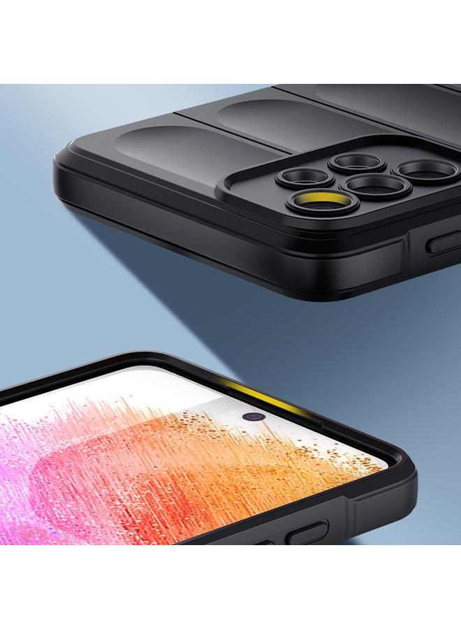 اس-توب جراب لهاتف Samsung Galaxy A73 Magic Shield TPU + جراب هاتف من الفلانيل - Image 5