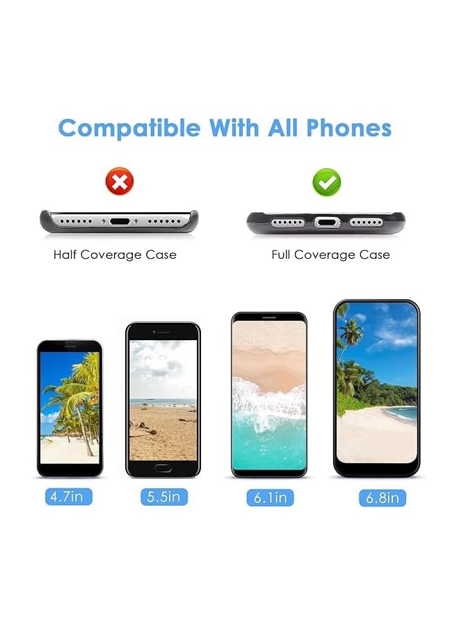 Green Tiger 5Pcs Phone Wrist Strap Lanyard & Tether Tabs Set, Adjustable Anti-Loss Cell Phone Hand Holder, Universal Durable Wristlet Accessory - Image 5