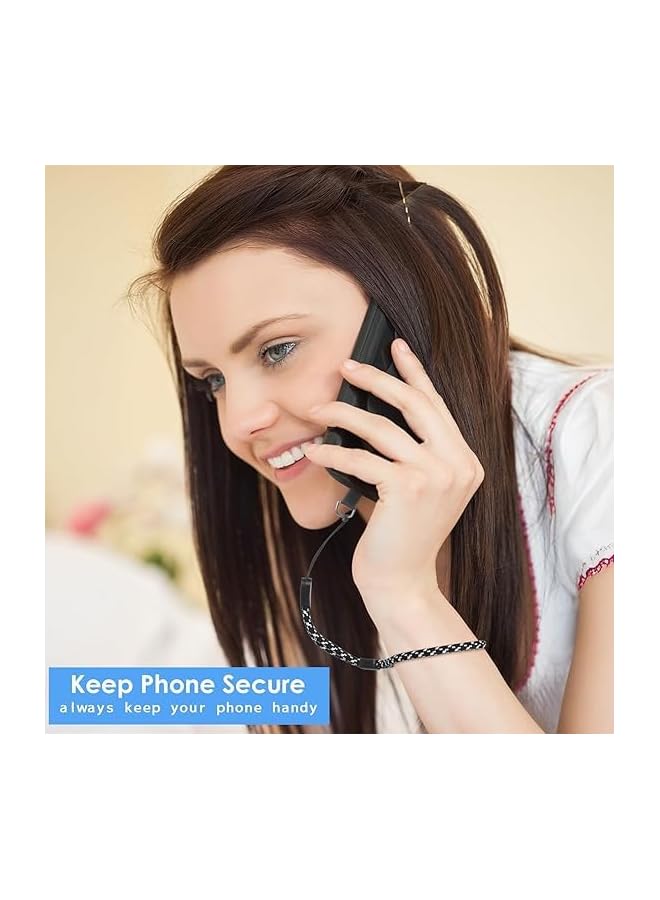 Green Tiger 5Pcs Phone Wrist Strap Lanyard & Tether Tabs Set, Adjustable Anti-Loss Cell Phone Hand Holder, Universal Durable Wristlet Accessory - Image 2