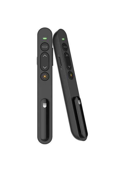 Wireless Remote Control Pen With USB Receiver(black)