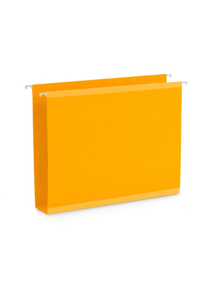 Blue Summit Supplies Blue Summit Supplies Extra Capacity Hanging File Folders Letter Size, 25 Reinforced Folders, Heavy Duty 2 Inch Expansion, Designed for Bulky Files, Filing Cabinets, Medical Charts, Assorted Colors  - Image 5