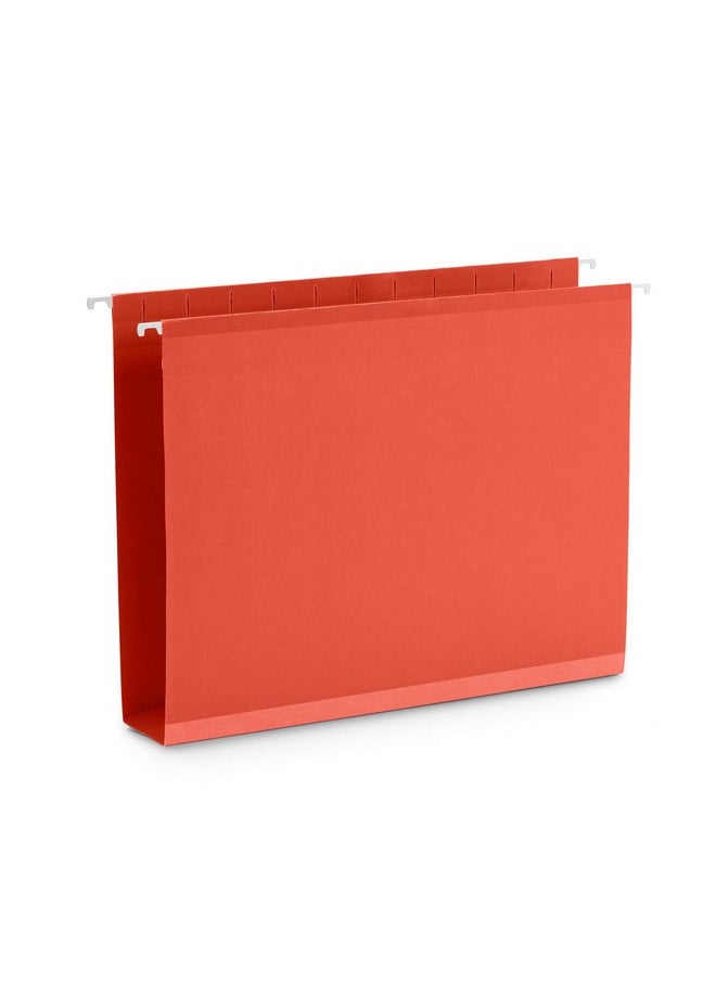 Blue Summit Supplies Blue Summit Supplies Extra Capacity Hanging File Folders Letter Size, 25 Reinforced Folders, Heavy Duty 2 Inch Expansion, Designed for Bulky Files, Filing Cabinets, Medical Charts, Assorted Colors  - Image 3