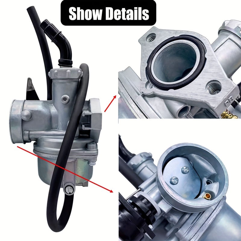 فلتر هواء أحمر مجموعة من 2 لمكربن PZ22 110cc 125cc للدراجات النارية الصغيرة ومركبات ATV - Image 5