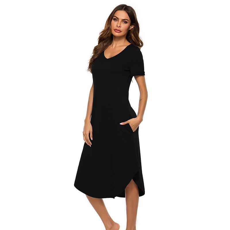 Cross-border 2022 spring and summer tuxedo loungewear comfortable leisure loose cool loungewear wholesale and delivery Tie-dye navy blue L - Image 3
