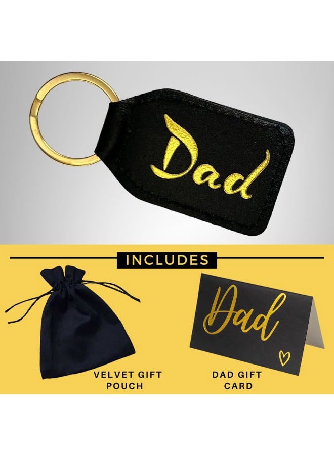 Willis Judd Best Dad Ever Fathers Day Keyring In Pouch Gift For Dad from Daughter Son - Image 2