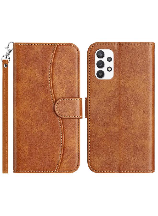 اس-توب جراب لهاتف Samsung Galaxy A23 5G، جراب جلدي مزدوج الطي على شكل حرف S - Image 1