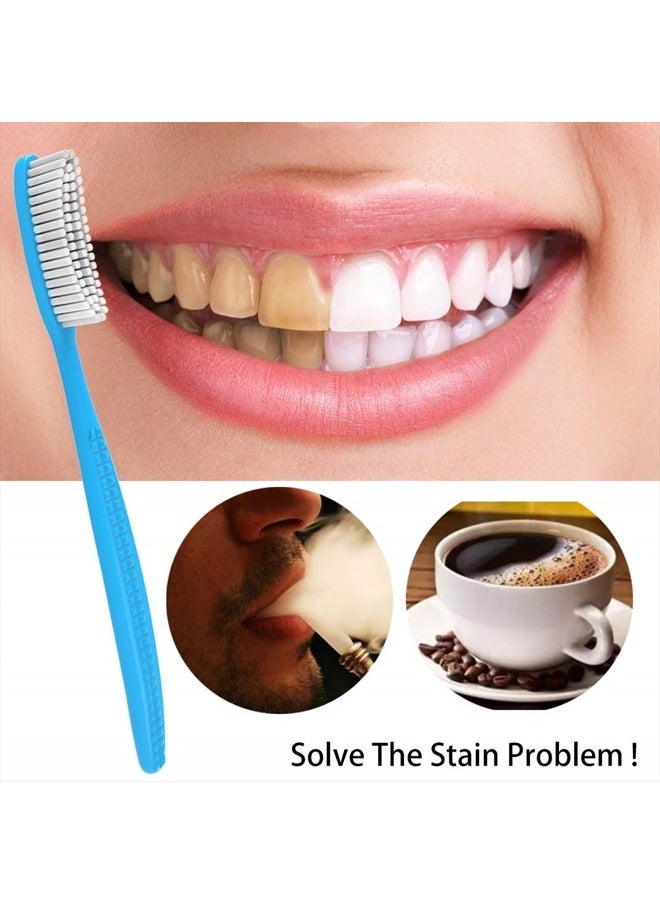 DR PERFECT - DR PEFECT Extra Hard & Firm Toothbrush BPA Free Large Long Head Whitening Teeth Pack of 4 - Image 1