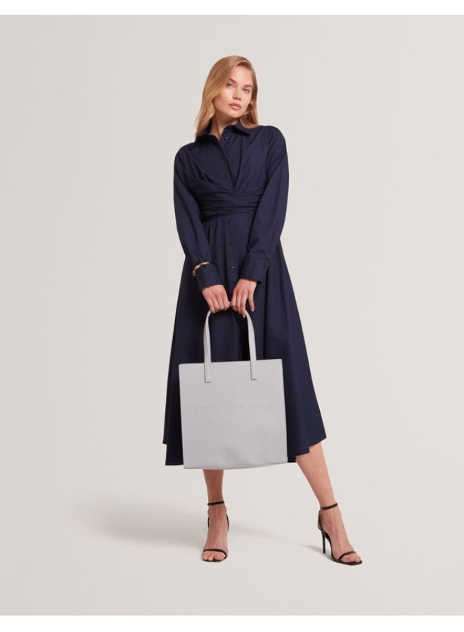 Ted Baker Crosshatch Large Icon Bag