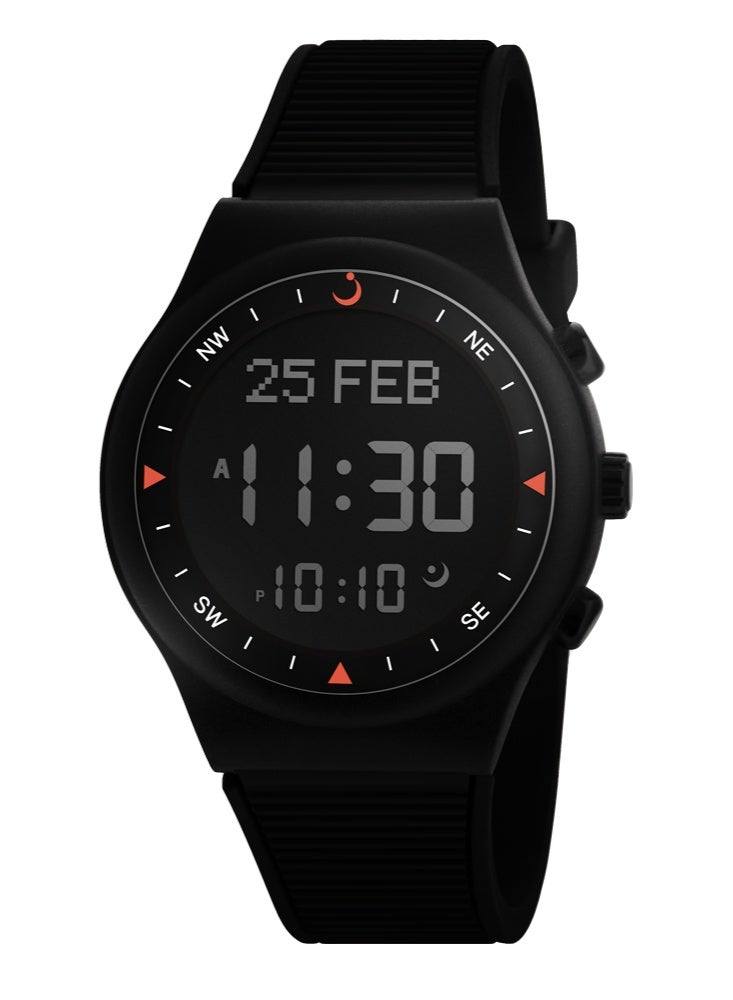 الفجر الساعة الرياضية WY-16 أسود - Image 2