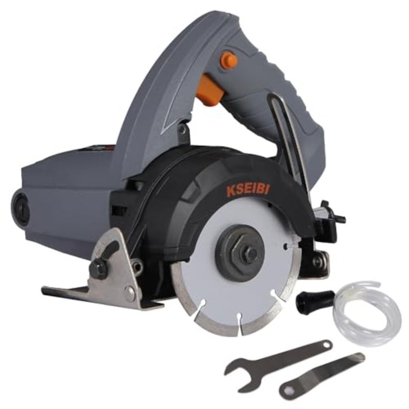 711800 Marble Cutter, 1250W Motor Circular Saw Cutter with 13800 Rpm, Wrench 2x and Carbon Brush, Electric Concrete Saw for Cutting Marble, Stone and Brick, Professional Tile Cutting Machine. - Image 1