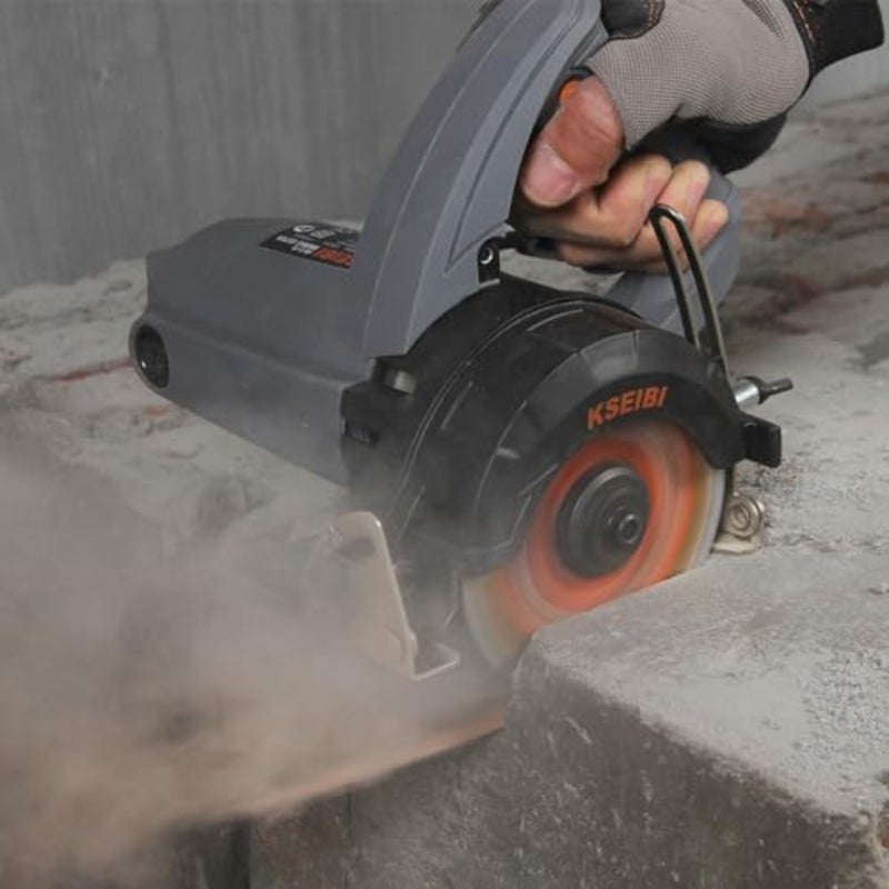 711800 Marble Cutter, 1250W Motor Circular Saw Cutter with 13800 Rpm, Wrench 2x and Carbon Brush, Electric Concrete Saw for Cutting Marble, Stone and Brick, Professional Tile Cutting Machine. - Image 5