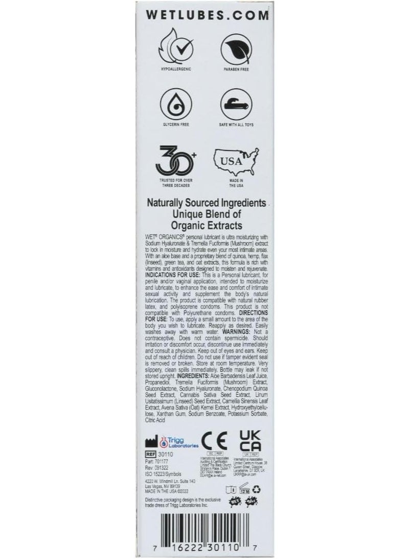 Wet Organic Based Lub 3.1oz 93ml - Image 3