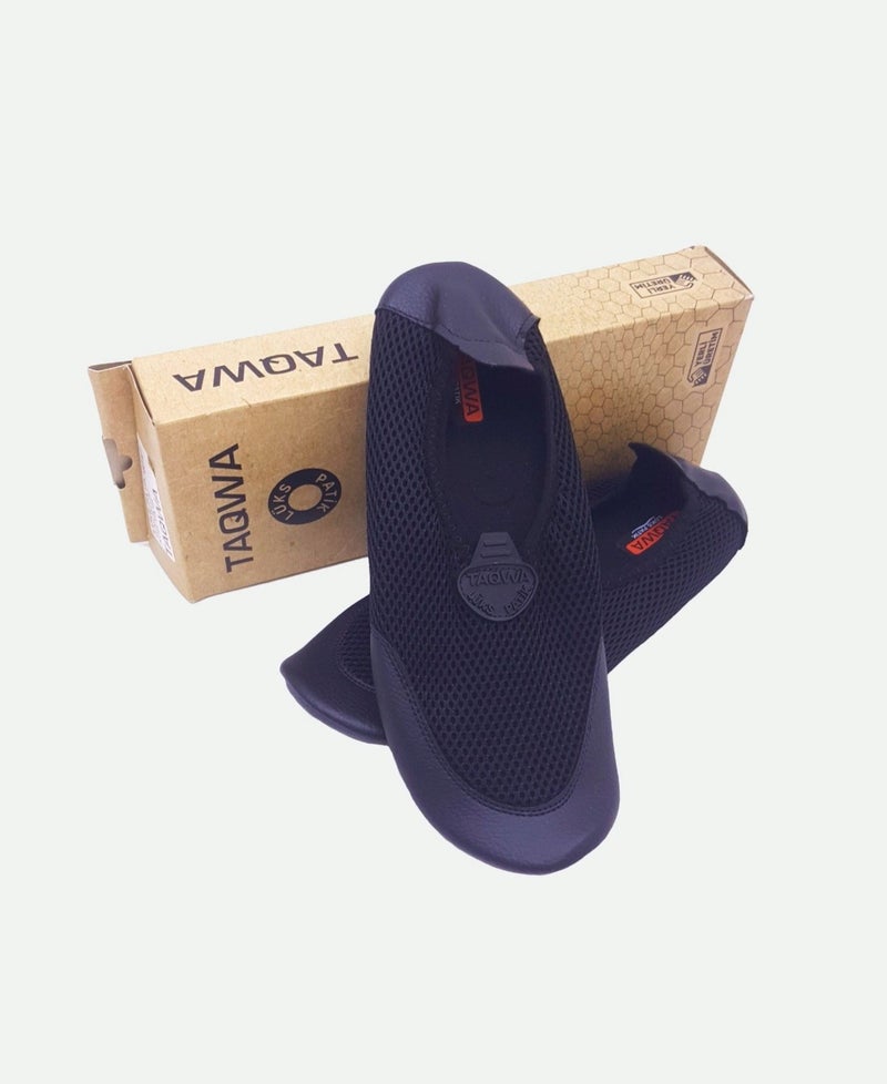 Luxury Practical Six Silicone Orthopedic Hajj Umrah Tawaf Booties Black 42-43 No