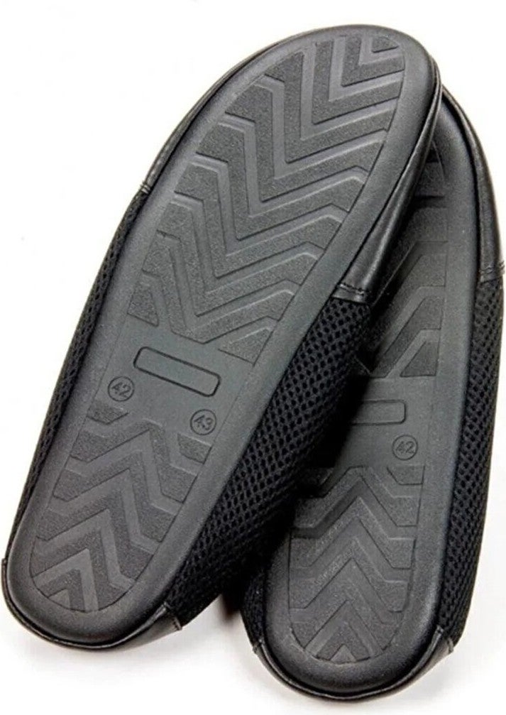 Luxury Practical Six Silicone Orthopedic Hajj Umrah Tawaf Booties Black 42-43 No