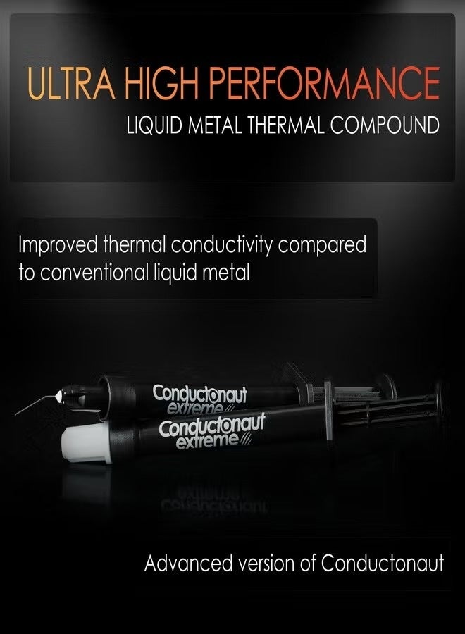 Thermal Grizzly Conductonaut - High Performance Liquid Metal Compound Thermal Paste for Superior CPU/GPU/Console Cooling - Made in Germany (Extreme 1 Gram) - Image 3