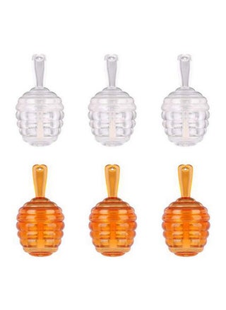 6 Pieces Empty Lip Gloss Tubes Reusable Lip Gloss Containers Honey Pots Shaped Lips Gloss Tube 9 Ml Empty Refillable Lips Gloss Bottles Diy Cosmetics Lipstick Containers(Transparent, Brown) - pzsku/Z936882B7AEF417C3DF21Z/45/_/1695645695/02430627-1892-4ea0-8007-cc1547eda6cc