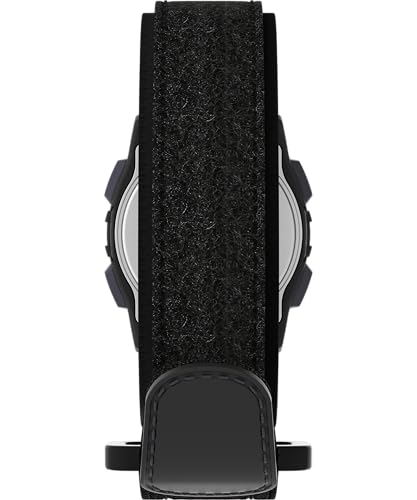TIMEX ساعة تيمكس للجنسين TW4B02400 إكسبيديشن متوسطة الحجم رقمية CAT سوداء بحزام سريع الربط - Image 3