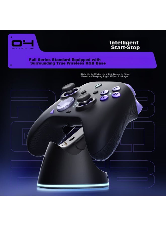 Thunderobot G80 Flagship Edition Wireless Game Controller With Force-switchable Joysticks And Triggers, Switch-style Xbox Bluetooth Motion-sensing Pc Gaming Controller, Rgb Rechargeable Base, Black Myth： Wukong - Image 4