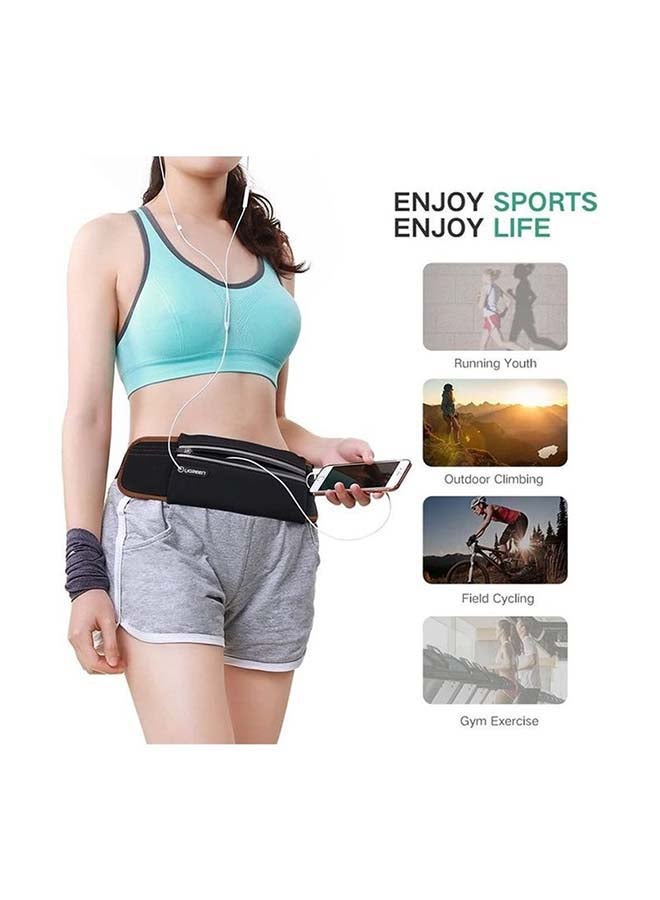 يو جرين حقيبة حزام الجري وحقيبة الخصر للعدائين لهاتف iPhone X وiPhone 8 وiPhone 7 Plus وiPhone 6S 6 Plus وSamsung Galaxy S9 S8 S7 S6 Edge مقاومة للماء وعاكسة - Image 2