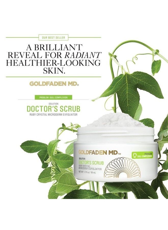 Goldfaden MD - Goldfaden MD Cleansing Essentials Travel Set Microderm Daily Facial Exfoliator Face Cleaner 1.7oz & Detoxifying Natural Facial Cleanser 1oz - Image 1
