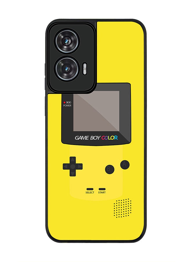 Stylizedd For Motorola Edge 50 Fusion 5G Case,Slim fit Camera Protection, Shockproof Thin Phone cover  - Gameboy Color - Yellow - Image 1