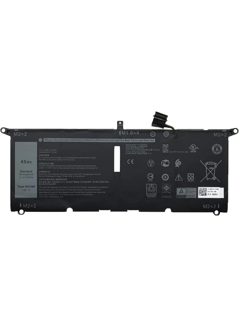 Battery for//Dell'' Inspiron 5390 5391 7490 Series HK6N5 DXGH8 0DXGH8 0H754V DGV24 0DGV24 WDK63 0WDK63 XPS 9370 9380 7390 - Image 1