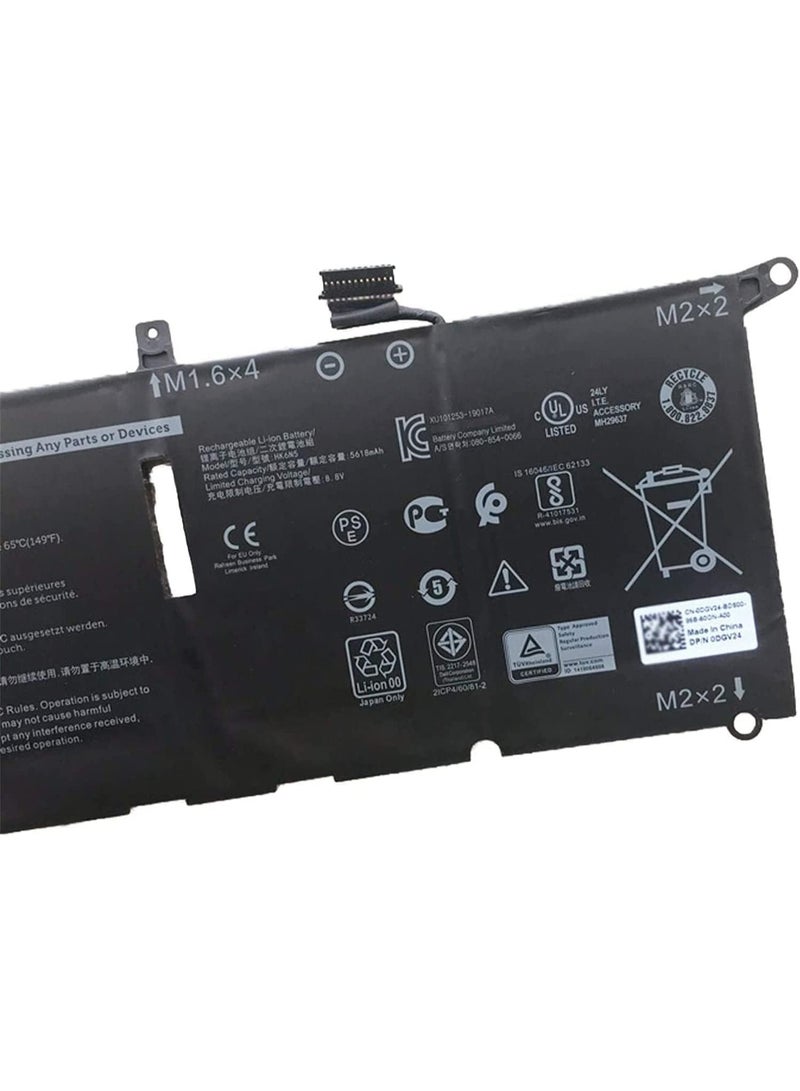 Battery for//Dell'' Inspiron 5390 5391 7490 Series HK6N5 DXGH8 0DXGH8 0H754V DGV24 0DGV24 WDK63 0WDK63 XPS 9370 9380 7390 - Image 4