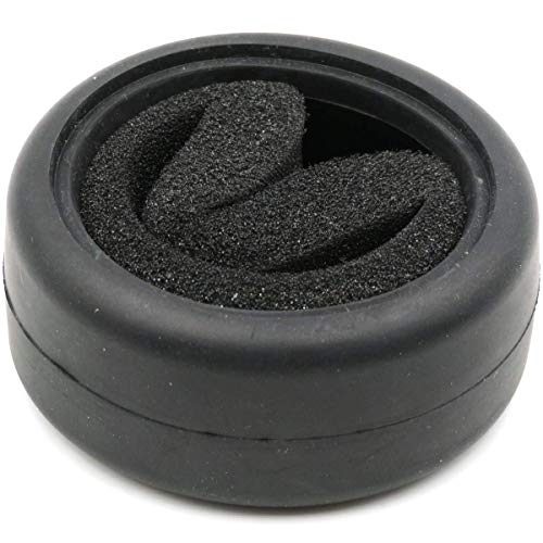 hobbysoul 4pcs RC 1/10 On Road Slick Tire Rubber Tyre Fit for 1:10 Touring Drift Car Wheel Rim … - Image 3