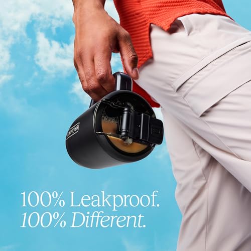 BrÃ¼Mate BrüMate Müv - 15oz 100% Leak Proof Insulated Coffee Mug with Handle & Lid - Stainless Steel Coffee Travel Mug - Double Walled Coffee Cup (Matte Black) - Image 3