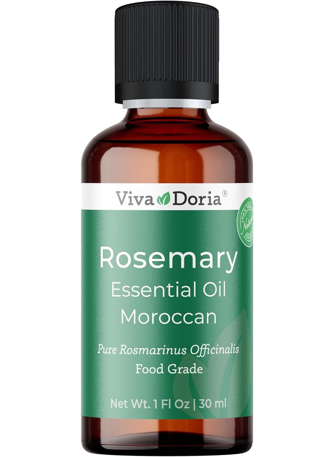 Viva Doria Viva Doria Rosemary Essential Oil, 100% Pure, Natural Essential Oil, Undiluted, for Aromatherapy | Food Grade, 30 mL (1 Fluid Ounce) 