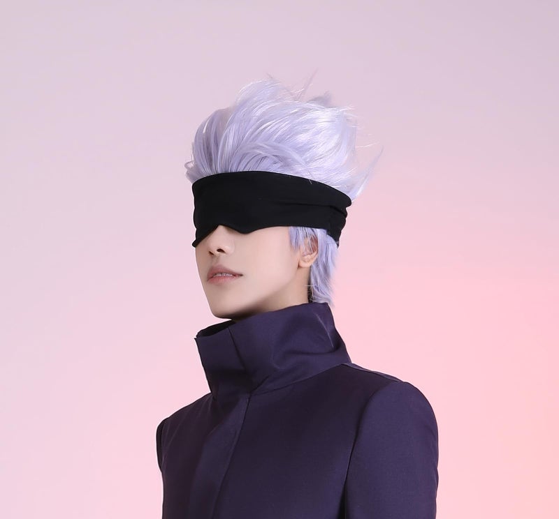 Rulercosplay Blindfold - Visible Anime Cosplay Glasses, Eyemask (Black) - Image 3
