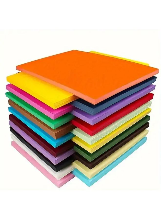 50pcs Pink Double Sided Shimmering Cardstock for Scrapbooking Art Projects DIY - Image 1