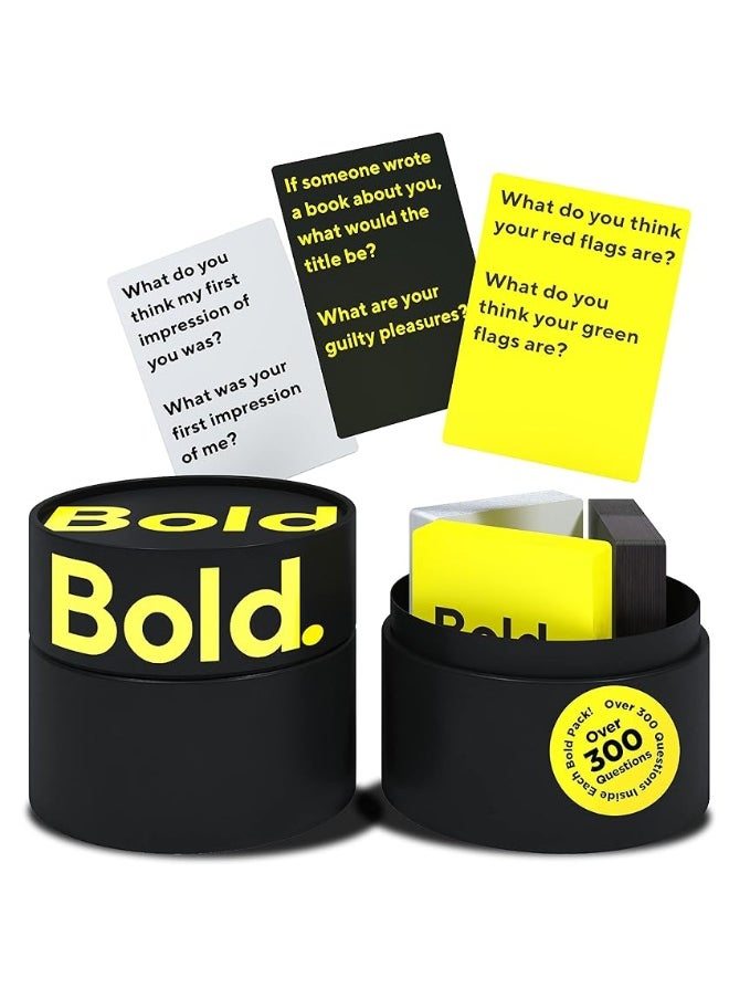 Bold Card Game - 3 Decks, 300+ Questions - Fun Icebreaker and Couples Game for Date Nights - pzsku/Z9368EE258C2F2C2A9BB7Z/45/_/1729415004/03177ebd-2152-4e53-b94f-75e9e2f0c8cc