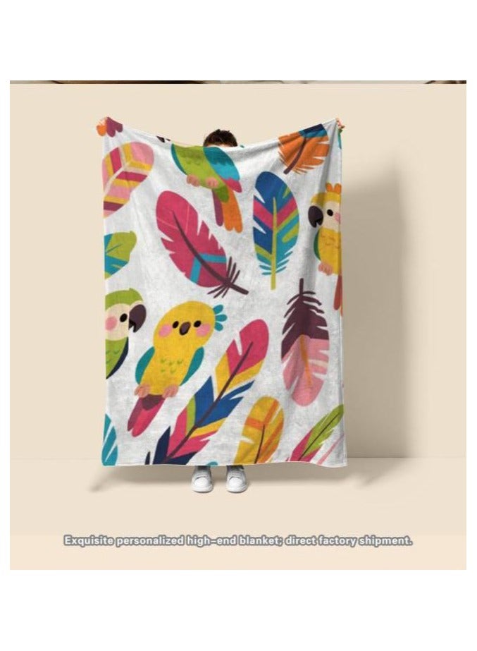 general Flannel thin blanket (warm and comfortable, suitable for sleep, gaming, dust removal and sandproof) 150cm*200cm - 1065 - Image 4