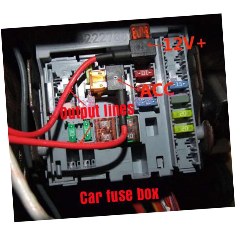 Ciieeo ATC Fuse Holder with Fuse Tap Circuit for Nondestructive Power Outlet Upgrade - Image 4