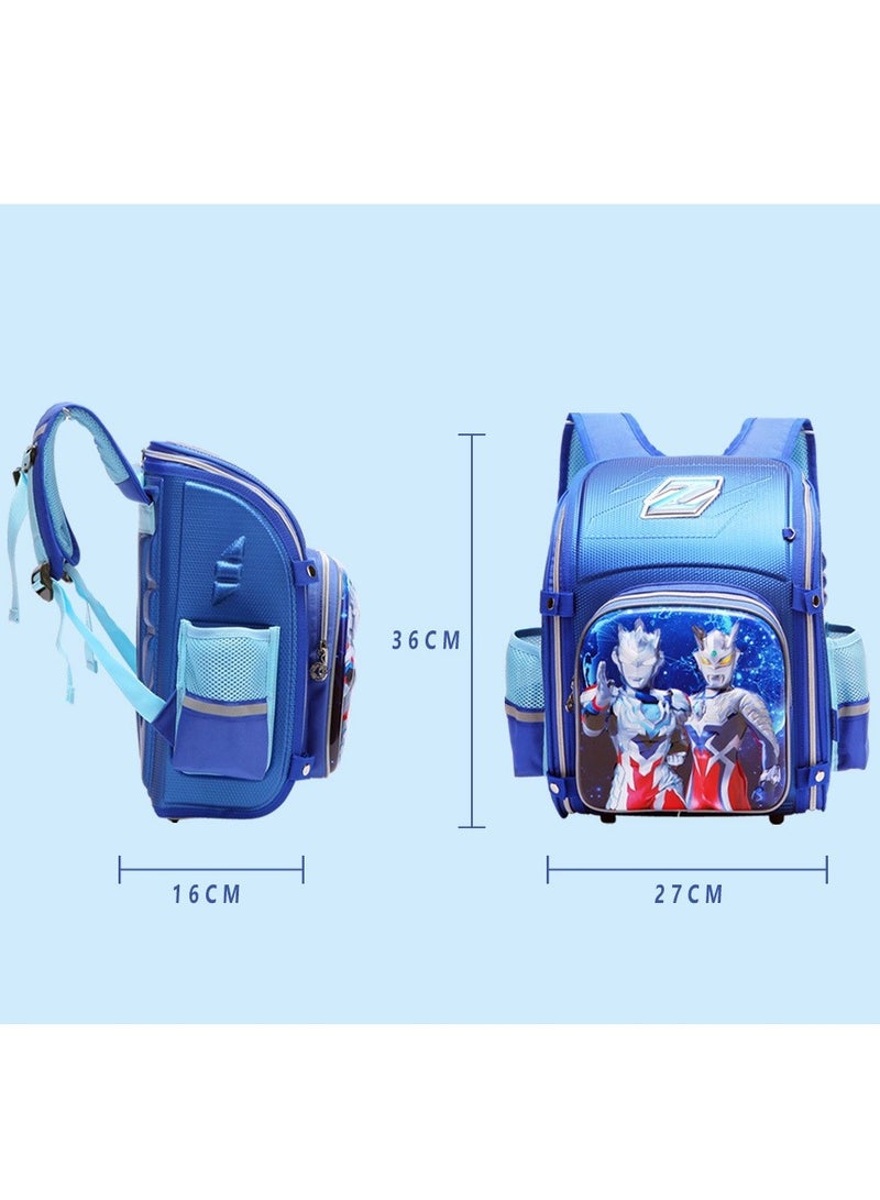 Ultraman's New Children's Space Bag Burden-reducing Waterproof Primary School Student Backpack  - Image 2