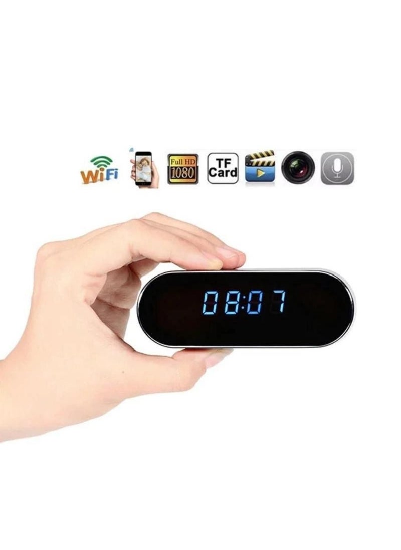 Generic - Hidden Camera Clock, 1080p HD WiFi Wireless Spy Camera Alarm Clock with Night Vision, Motion Detection, Mini Camera with Video Recording, Motion Detection Smart Alarm Home/Indoor Surveillance - Image 1