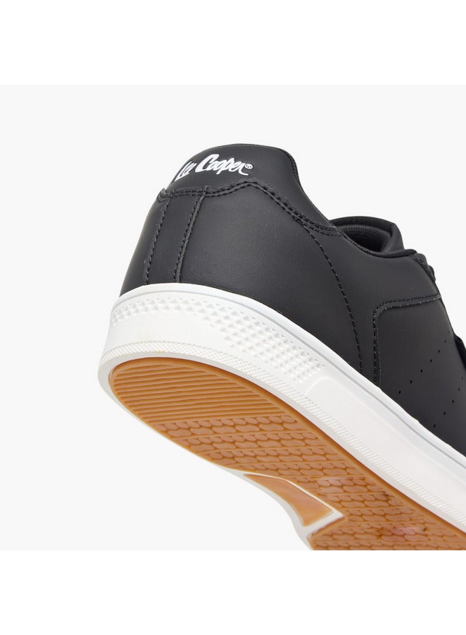 Lee Cooper Men's Perforated Sneakers with Lace-Up Closure - Image 5