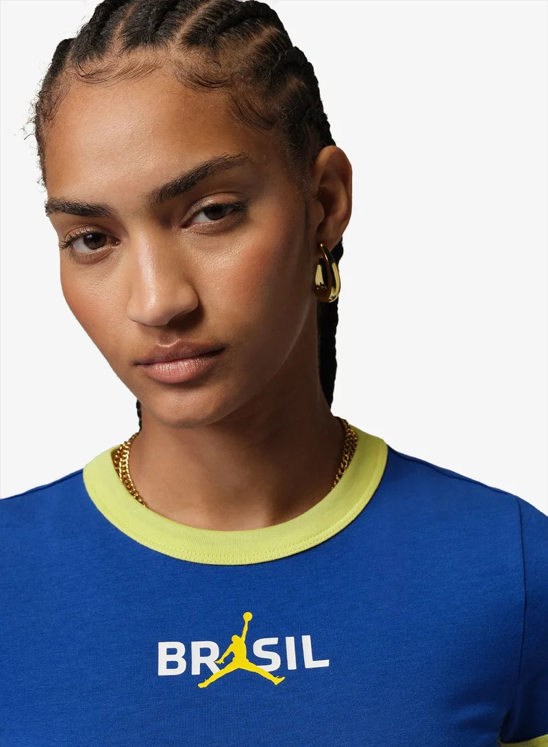 Jordan OLD ROYAL/YELLOW PULSE Jordan Retro Graphic P6 T-Shirt for Women | Best Price UAE