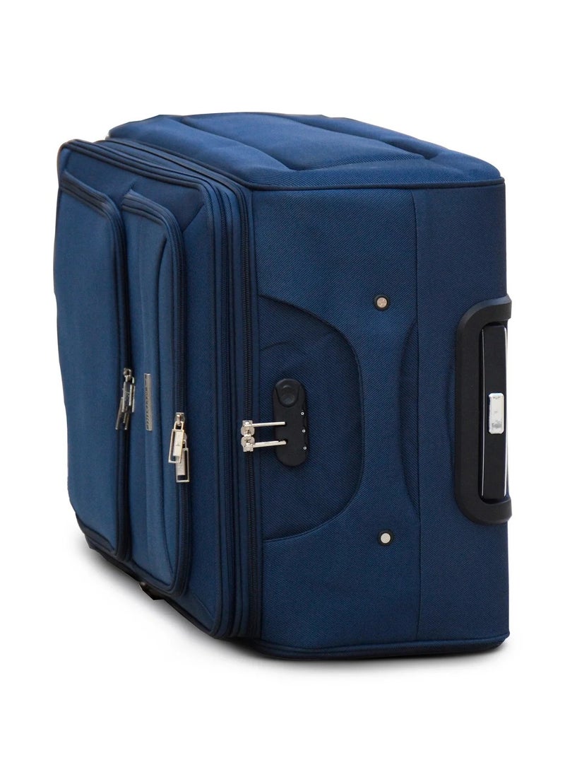 Lucky Power 4-Piece Soft-Side Luggage Sets Lightweight Trolley Bag With 2 Wheels - Image 4