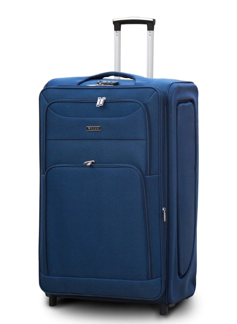 Lucky Power 4-Piece Soft-Side Luggage Sets Lightweight Trolley Bag With 2 Wheels - Image 2