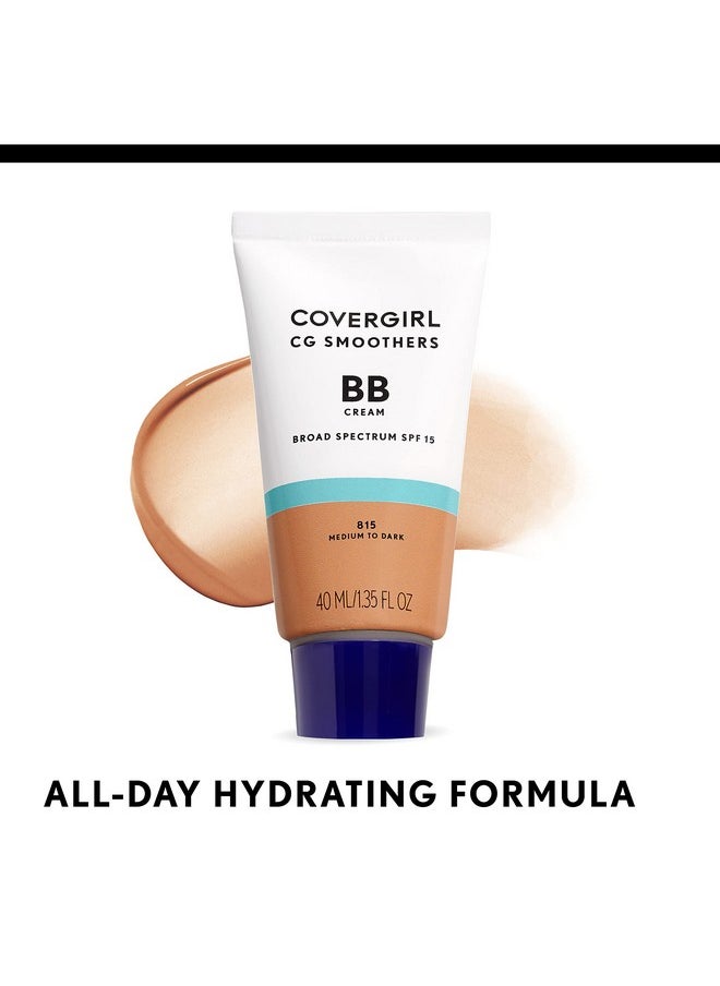 CoverGirl COVERGIRL Smoothers Lightweight BB Cream, Medium to Dark 815, 1.35 oz (Packaging May Vary) Lightweight Hydrating 10-In-1 Skin Enhancer with SPF 21 UV Protection  - Image 3