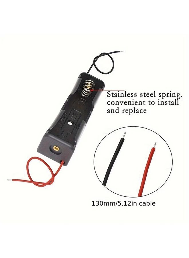 5pcs 18650 Single Cell Battery Holder 3 7V Lithium Battery Box For DIY PCB Board - Image 4