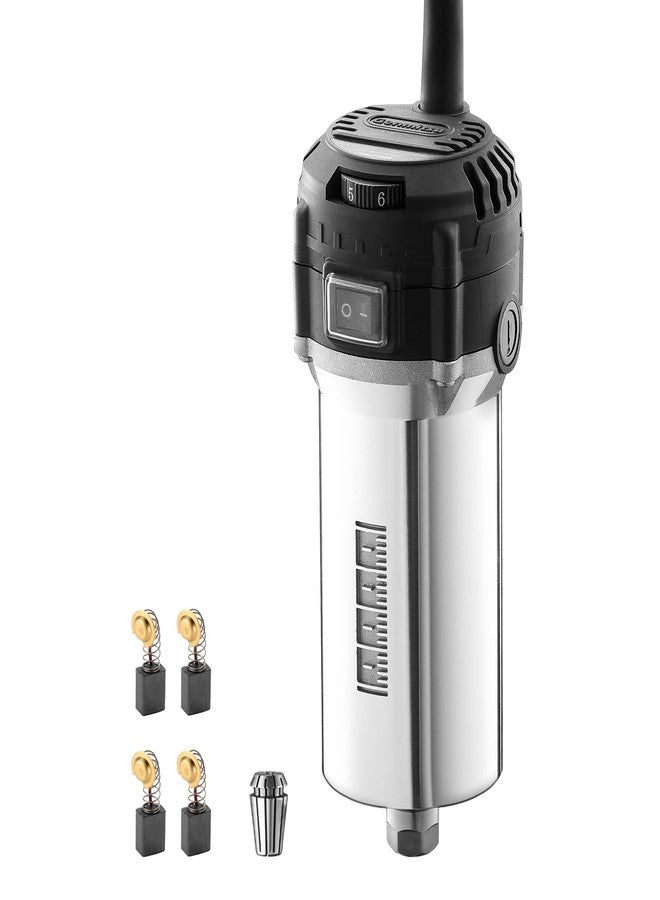 Genmitsu محرك مغزل CNC من Genmitsu بقوة 710 واط، قطر 65 مم، 6 سرعات متغيرة من 6500 إلى 30000 دورة في الدقيقة، راوتر صغير الحجم مزود بظرف ER11 و4 فرش كربونية، مثالي لأعمال النجارة باستخدام CNC ومشاريع DIY - Image 1