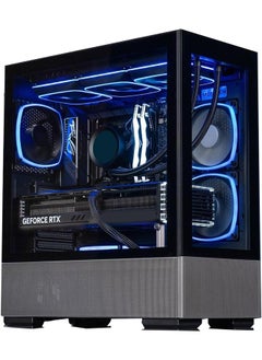 NANOTECH Fissure Gaming PC - Intel Core i7-12700F Desktop Processor, 12 Total Cores & 20 Threads, DDR4 32GB (2*16) 3600MHz Ram, Nvidia GeForce RTX 4060 OC Edition 8GB Graphics Card, 2TB NVMe M.2 SSD, 750W 80 Plus Standard Power Supply, 3 Fan AIO Liquid Cooler, Windows 11 Pro | Wi-Fi  - Image 1